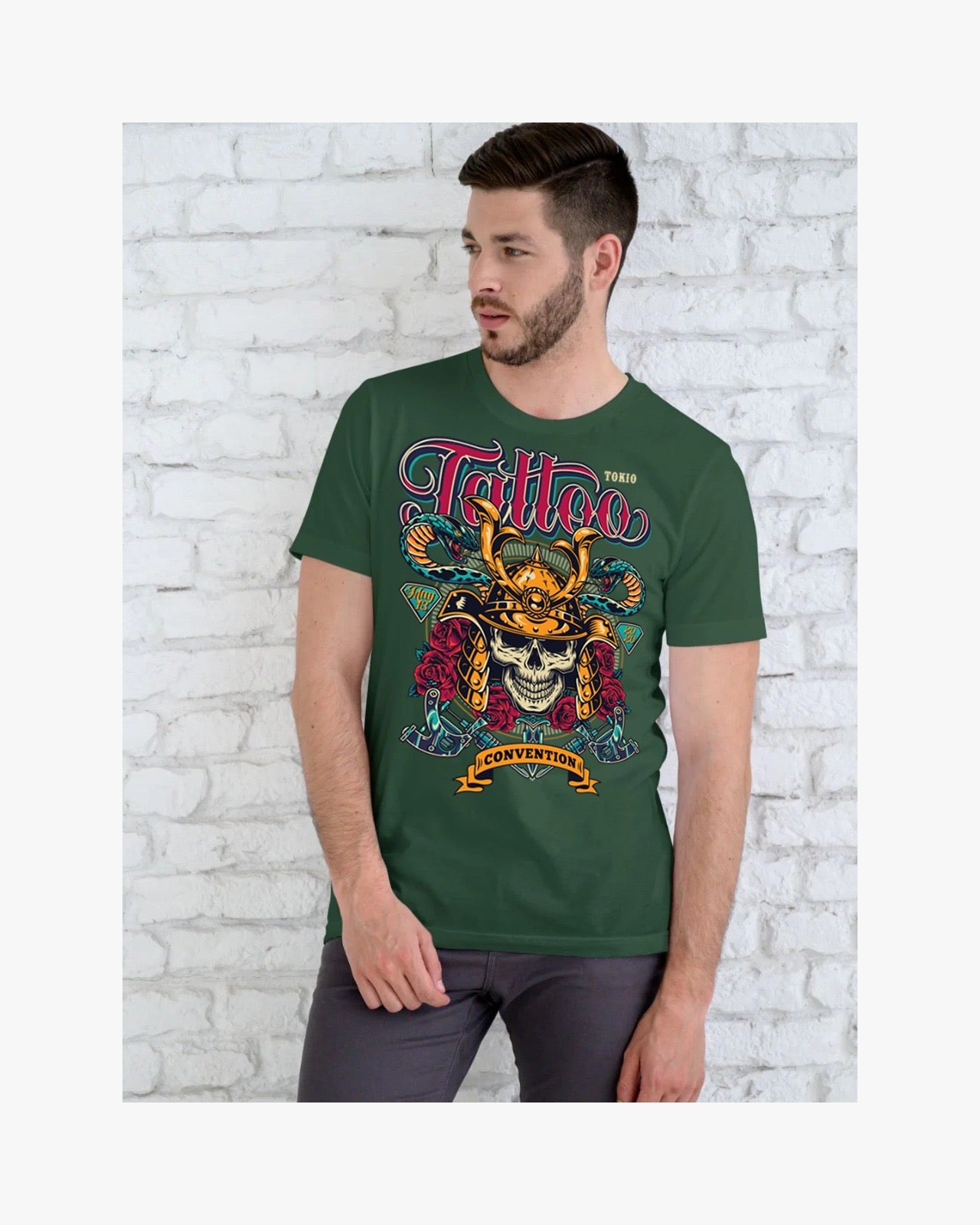 Tattoo Samurai Skull – Tokyo Convention Premium Tee